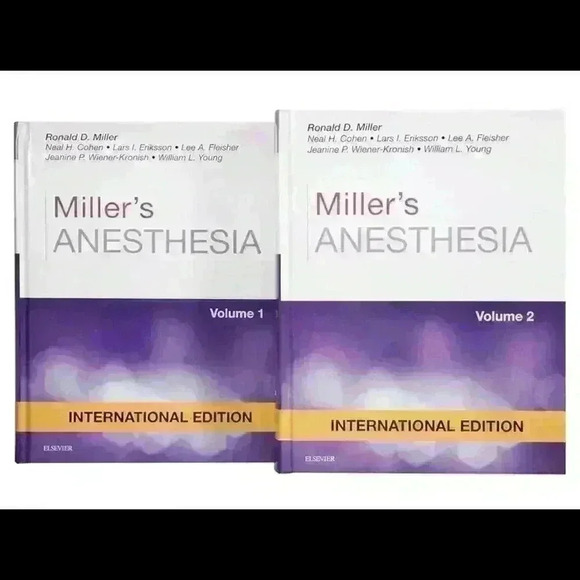 Miller's Anesthesia by Ronald D. Miller (2014, Hardcover) 2 Volumes - Picture 1 of 5